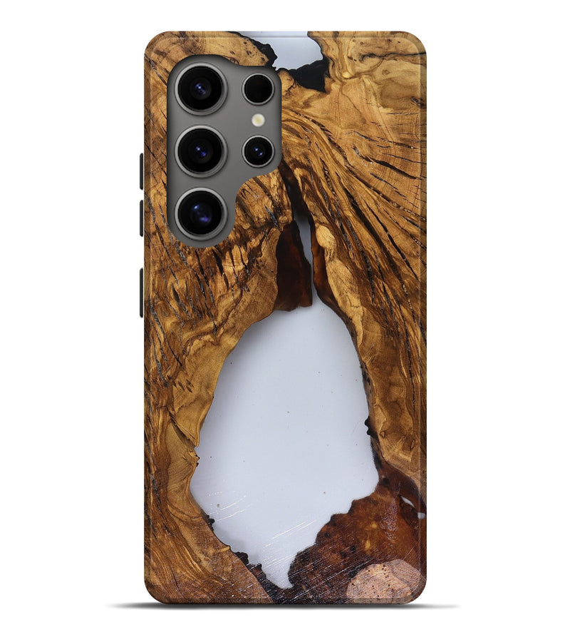 Galaxy S25 Ultra Wood Live Edge Phone Case - Talan (Clear, 816488)