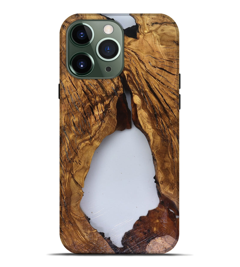 iPhone 13 Pro Max Wood Live Edge Phone Case - Talan (Clear, 816488)