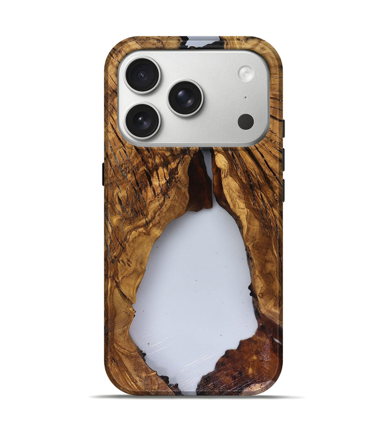 iPhone 17 Pro Wood Live Edge Phone Case - Talan (Clear, 816488)