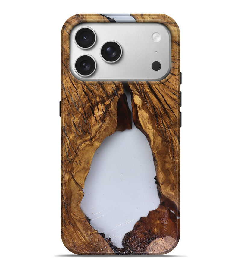 iPhone 17 Pro Max Wood Live Edge Phone Case - Talan (Clear, 816488)