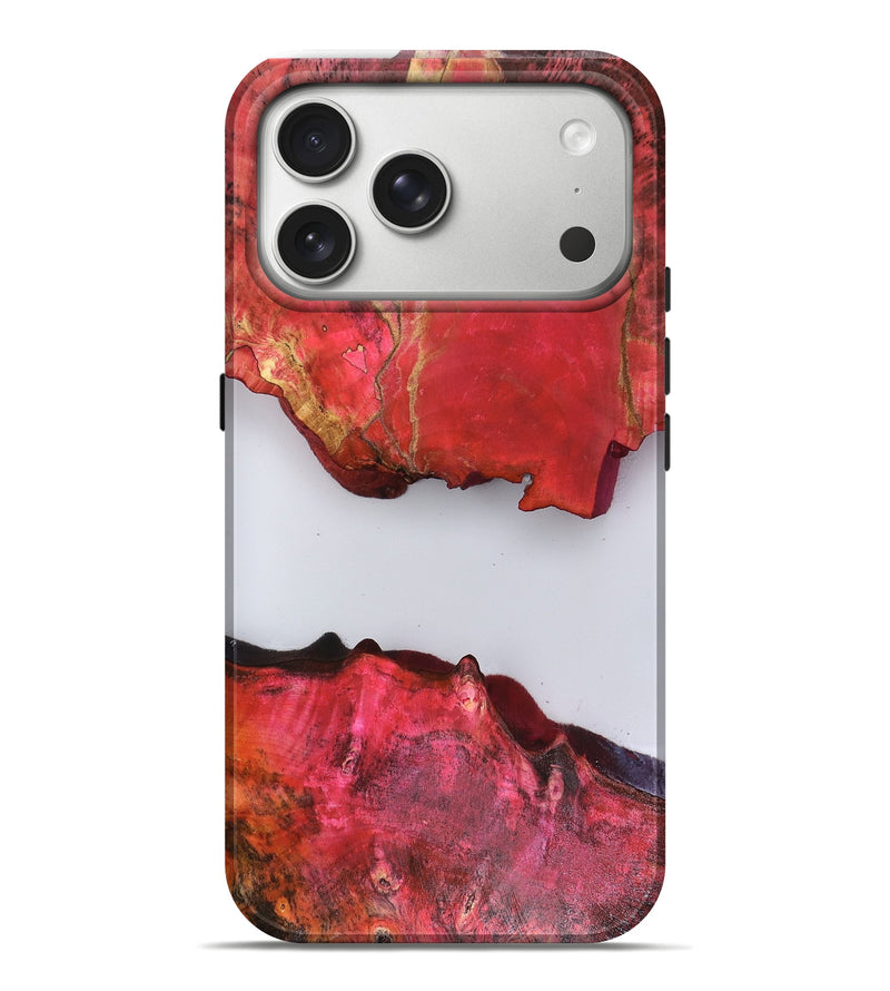 iPhone 17 Pro Max Wood Live Edge Phone Case - Tripp (Clear, 816489)