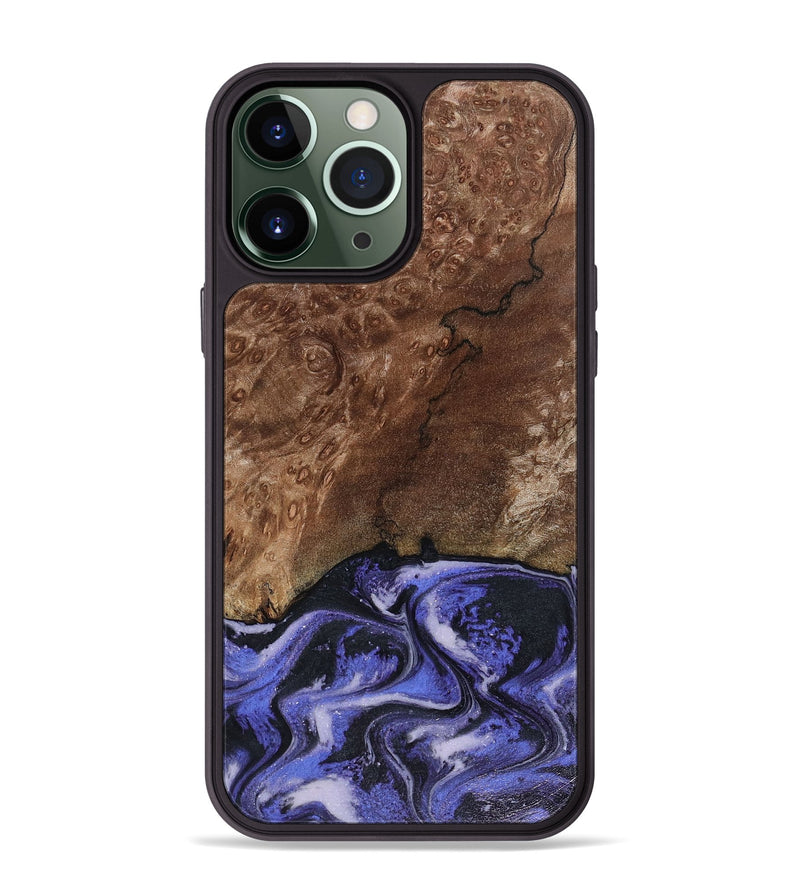 iPhone 13 Pro Max Wood Phone Case - Archer (Purple, 816504)