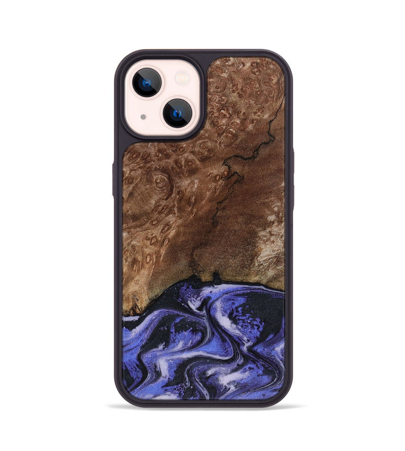 iPhone 14 Wood Phone Case - Archer (Purple, 816504)