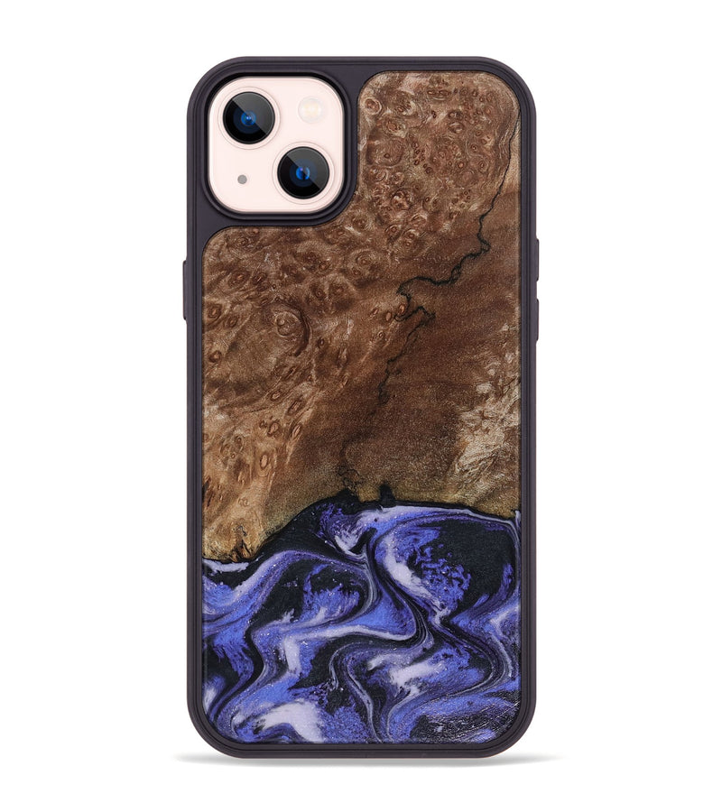 iPhone 14 Plus Wood Phone Case - Archer (Purple, 816504)