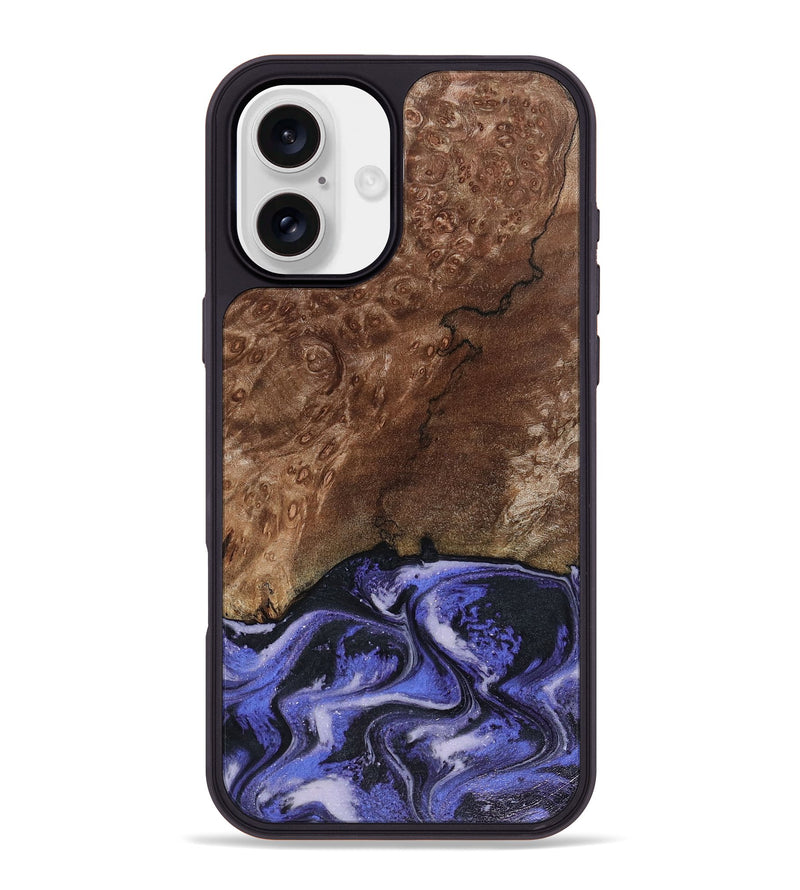 iPhone 16 Plus Wood Phone Case - Archer (Purple, 816504)