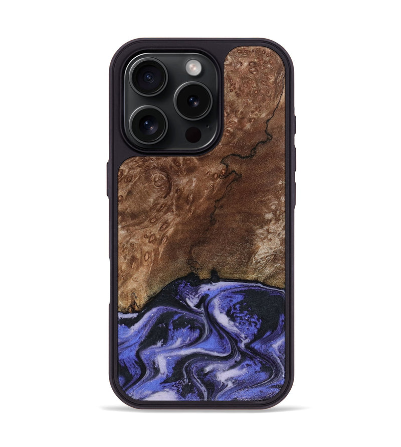 iPhone 16 Pro Wood Phone Case - Archer (Purple, 816504)