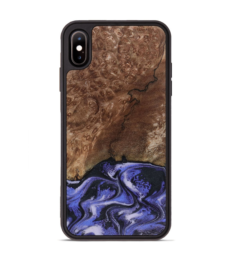 iPhone Xs Max Wood Phone Case - Archer (Purple, 816504)