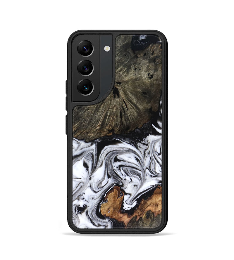 Galaxy S22 Wood Phone Case - Carrie (Black & White, 816510)