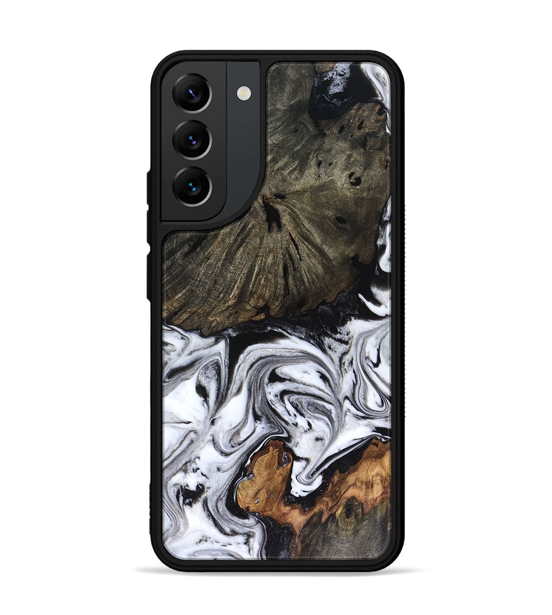 Galaxy S22 Plus Wood Phone Case - Carrie (Black & White, 816510)
