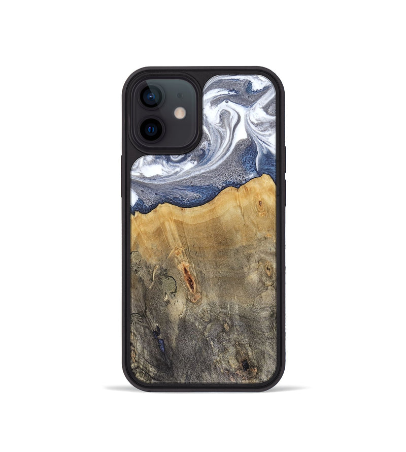 iPhone 12 mini Wood Phone Case - Shante (Blue, 816522)