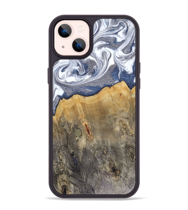 iPhone 14 Plus Wood Phone Case - Shante (Blue, 816522)