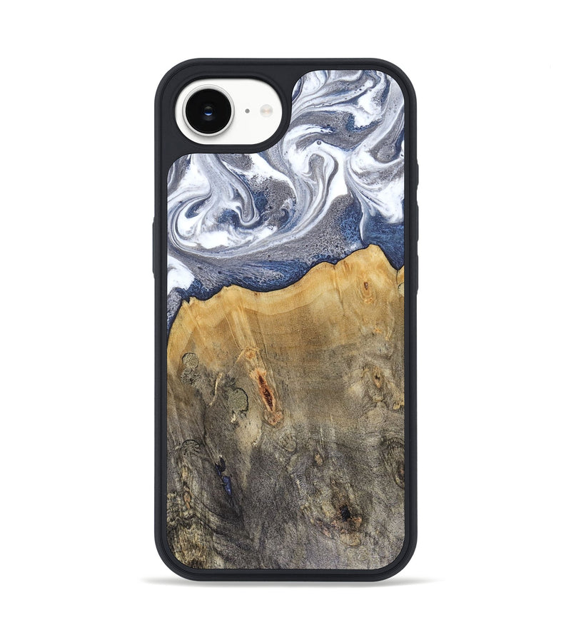 iPhone 16e Wood Phone Case - Shante (Blue, 816522)