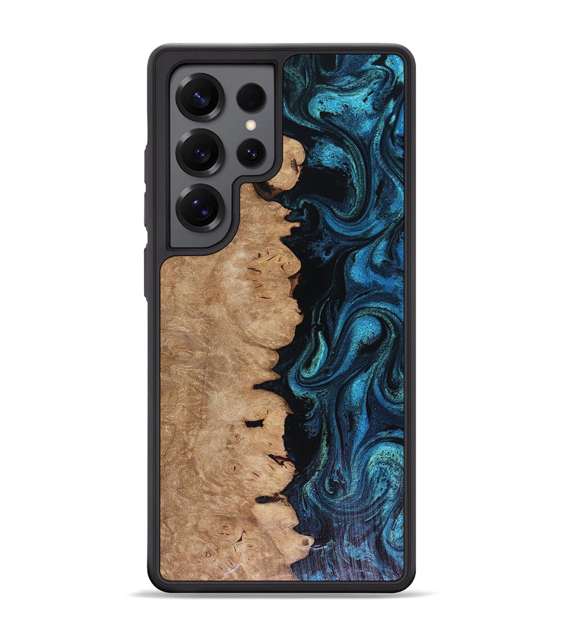 Galaxy S25 Ultra Wood Phone Case - Inga (Blue, 816524)