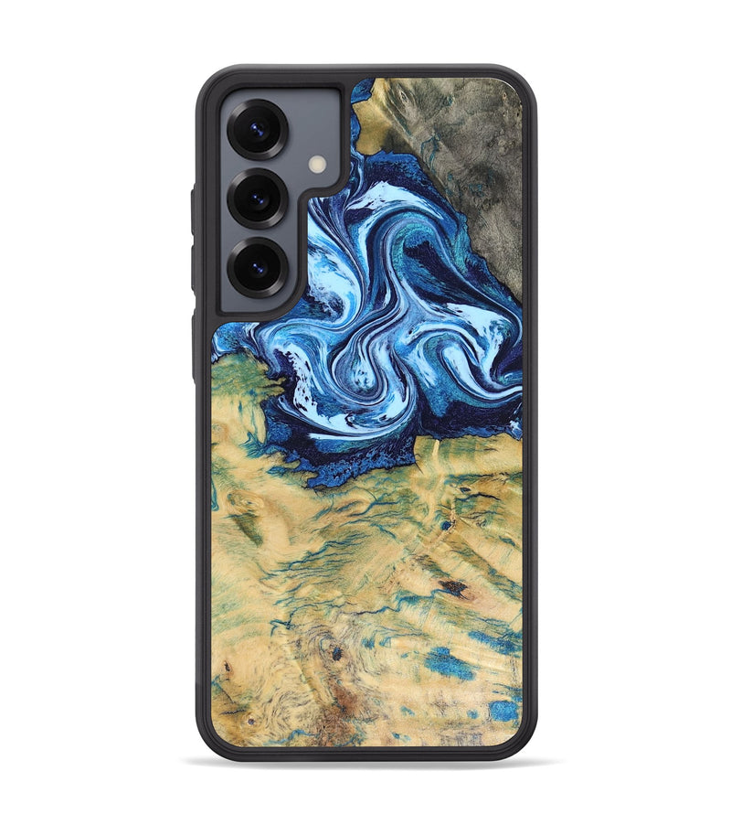 Galaxy S25 Plus Wood Phone Case - Lotta (Blue, 816525)