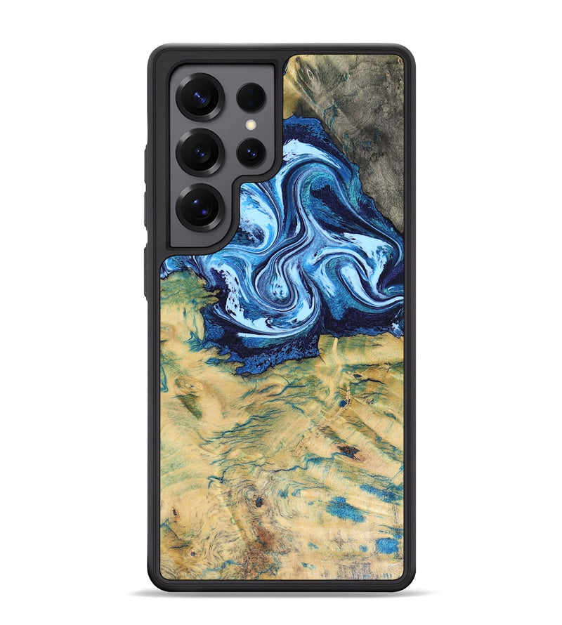 Galaxy S25 Ultra Wood Phone Case - Lotta (Blue, 816525)