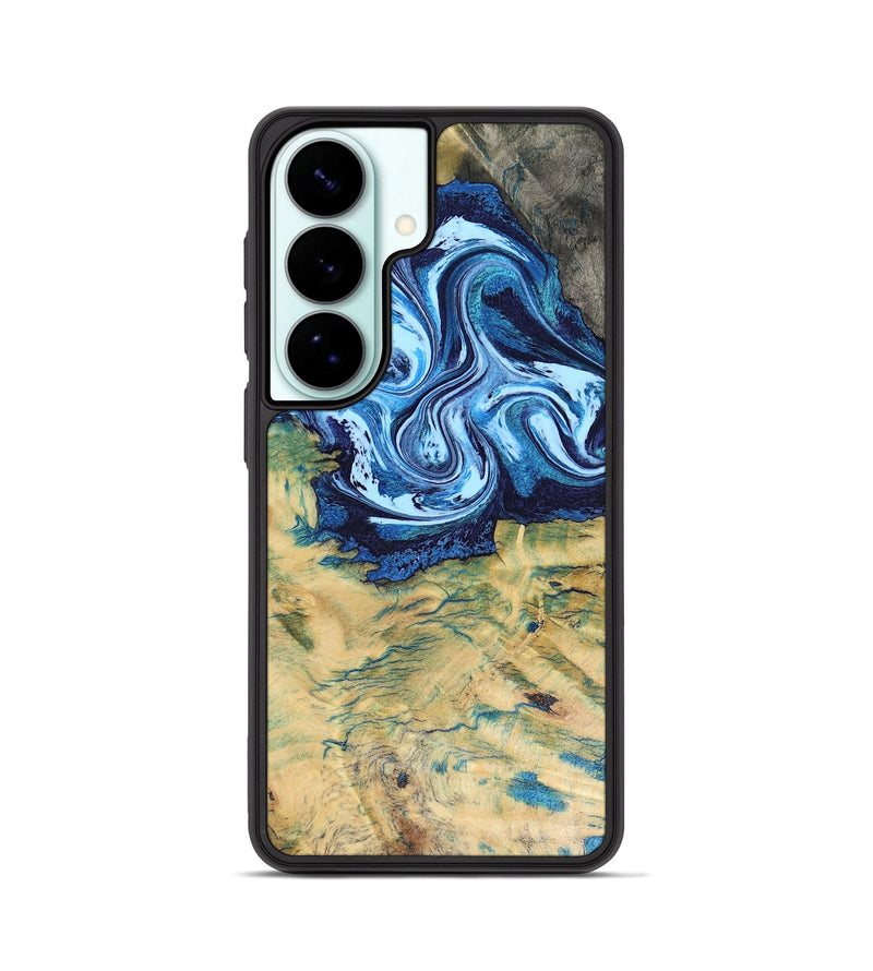 Galaxy S26 Wood Phone Case - Lotta (Blue, 816525)