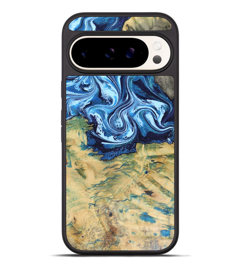 Pixel 9 Pro XL Wood Phone Case - Lotta (Blue, 816525)