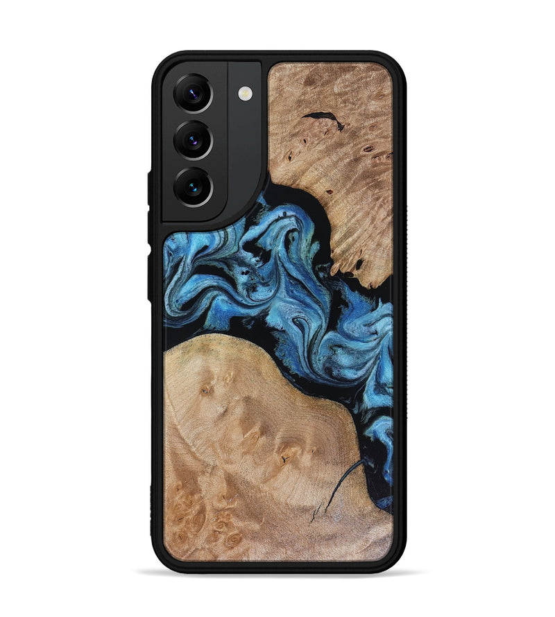 Galaxy S22 Plus Wood Phone Case - Sibyl (Blue, 816526)