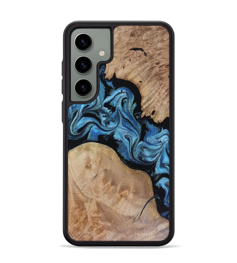 Galaxy S24 Plus Wood Phone Case - Sibyl (Blue, 816526)