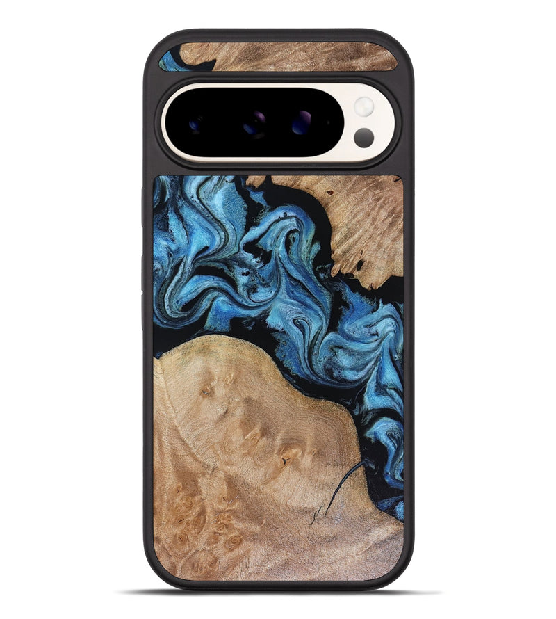 Pixel 10 Pro XL Wood Phone Case - Sibyl (Blue, 816526)