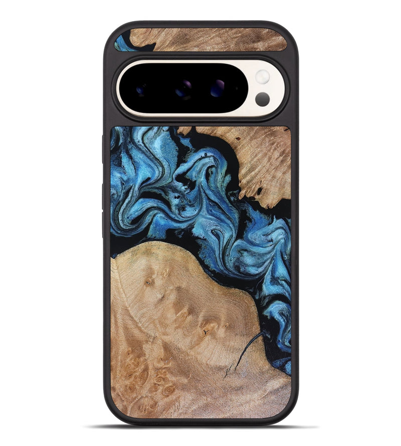 Pixel 9 Pro XL Wood Phone Case - Sibyl (Blue, 816526)