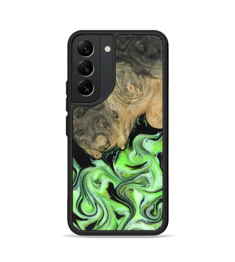 Galaxy S22 Wood Phone Case - Dash (Green, 816527)