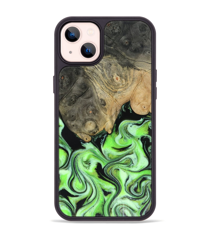 iPhone 14 Plus Wood Phone Case - Dash (Green, 816527)