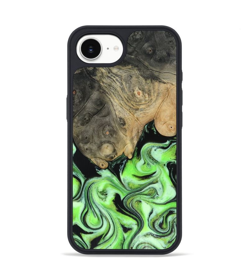 iPhone 16e Wood Phone Case - Dash (Green, 816527)