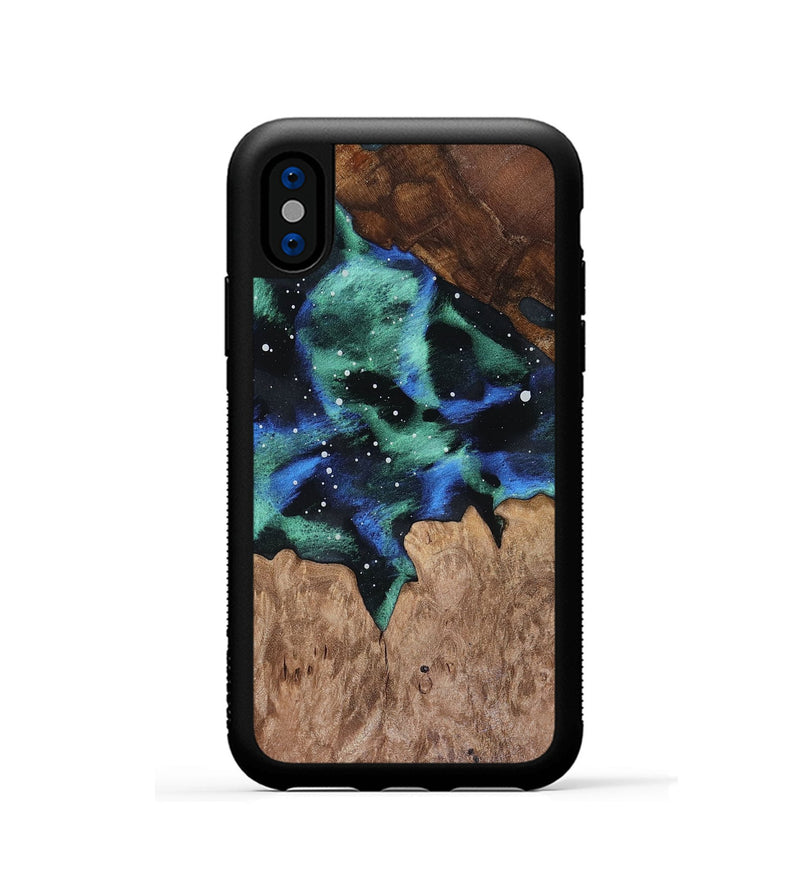 iPhone Xs Wood Phone Case - Wash (Cosmos, 816553)