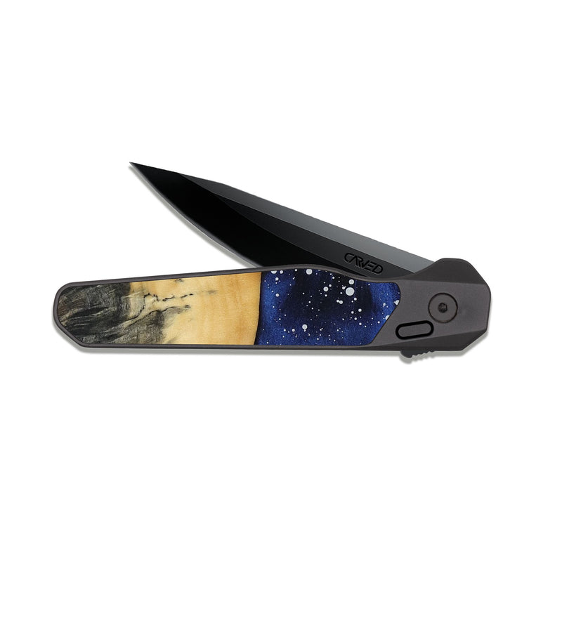 EDC Dark Slate Wood Pocket Knife - Carlo (Cosmos, 816555)