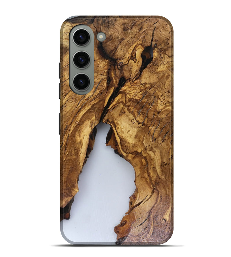 Galaxy S23 Plus Wood Live Edge Phone Case - Clinton (Clear, 816556)