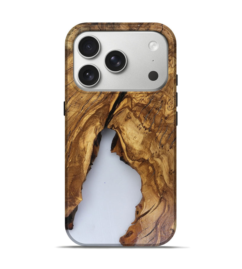 iPhone 17 Pro Wood Live Edge Phone Case - Clinton (Clear, 816556)