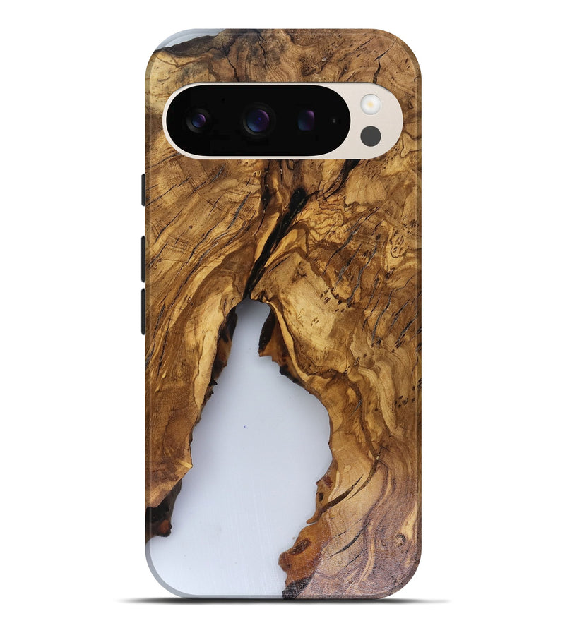 Pixel 10 Pro XL Wood Live Edge Phone Case - Clinton (Clear, 816556)