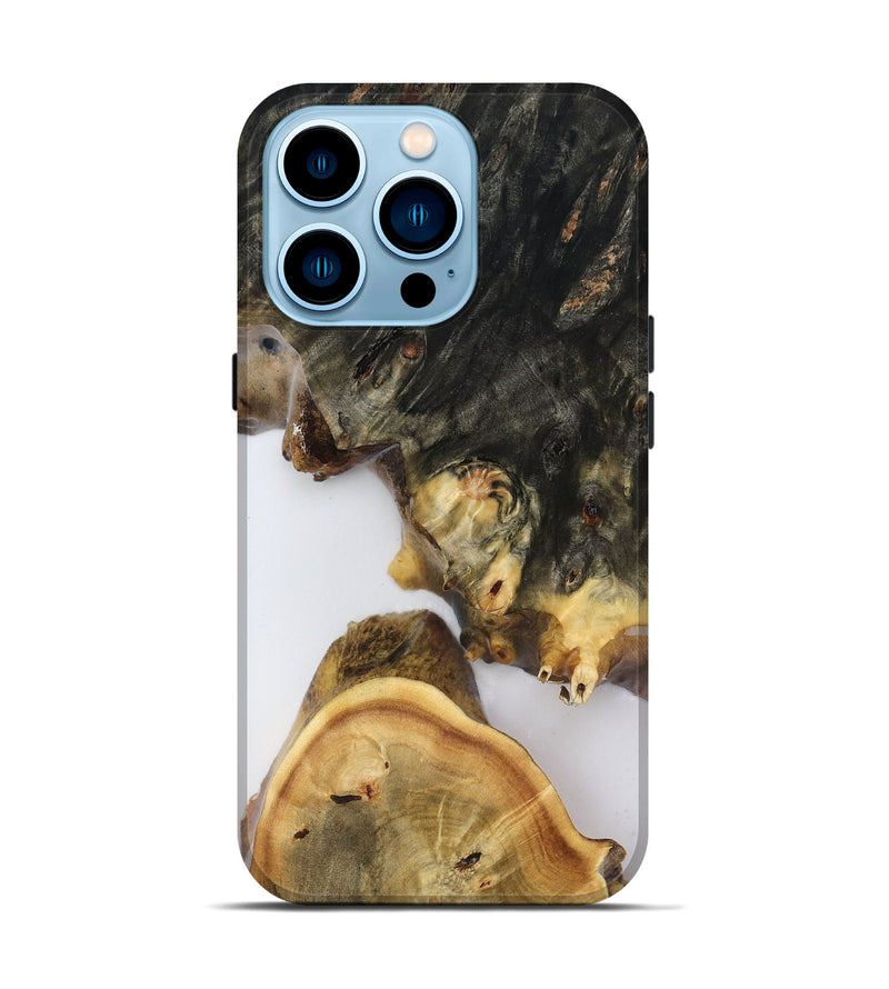 iPhone 14 Pro Wood Live Edge Phone Case - Renae (Clear, 816570)