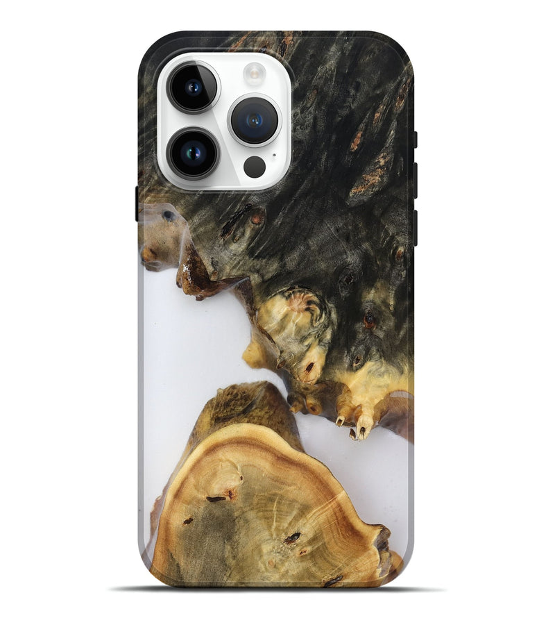 iPhone 15 Pro Max Wood Live Edge Phone Case - Renae (Clear, 816570)