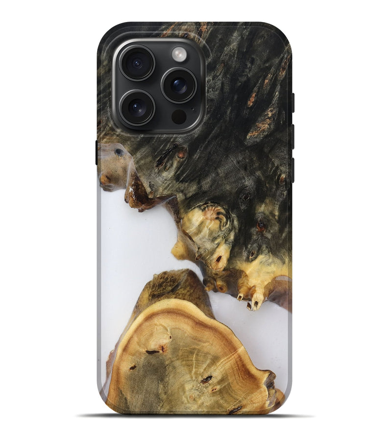 iPhone 16 Pro Max Wood Live Edge Phone Case - Renae (Clear, 816570)
