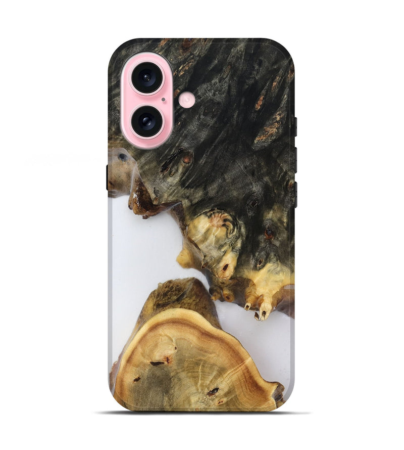 iPhone 17 Wood Live Edge Phone Case - Renae (Clear, 816570)