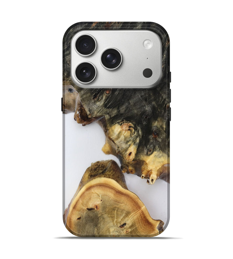 iPhone 17 Pro Wood Live Edge Phone Case - Renae (Clear, 816570)