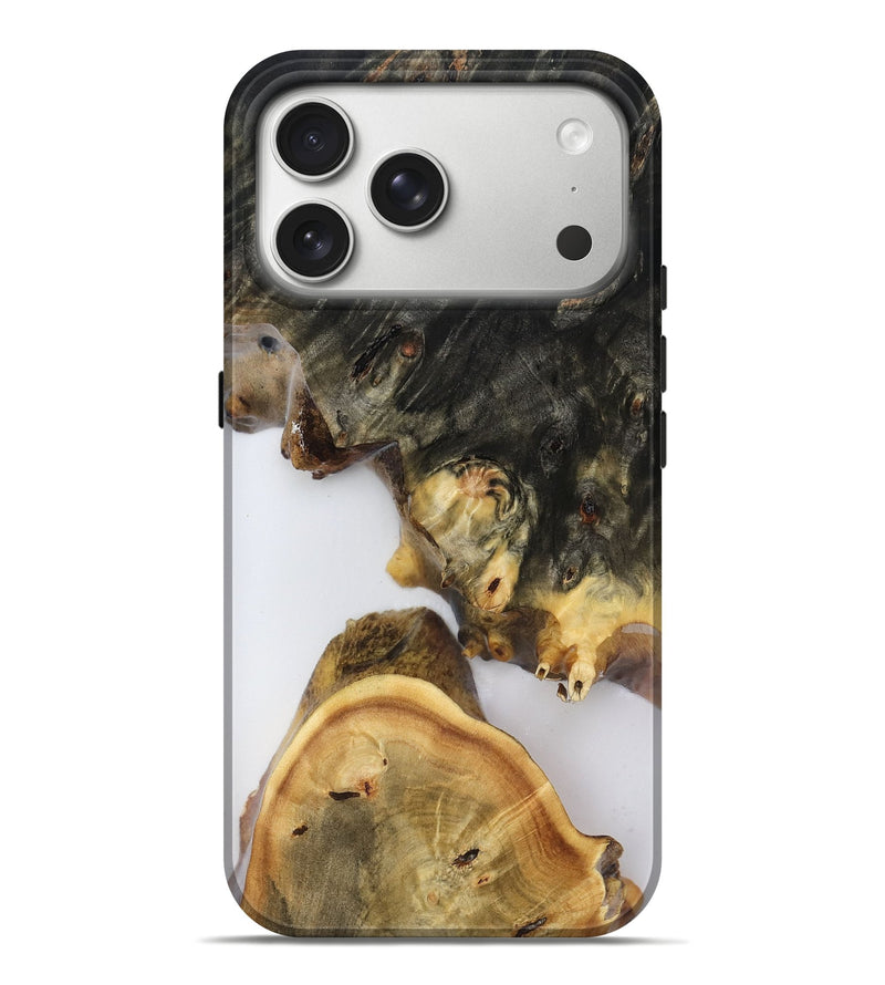 iPhone 17 Pro Max Wood Live Edge Phone Case - Renae (Clear, 816570)