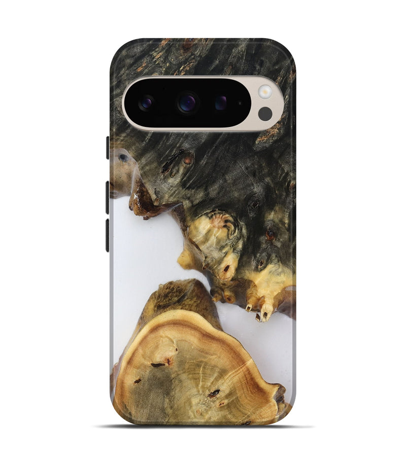 Pixel 9 Pro Wood Live Edge Phone Case - Renae (Clear, 816570)