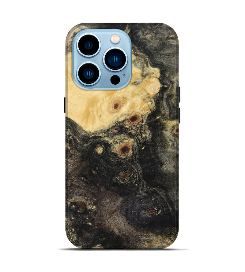iPhone 14 Pro Wood Live Edge Phone Case - Melvin (Wood Burl, 816580)
