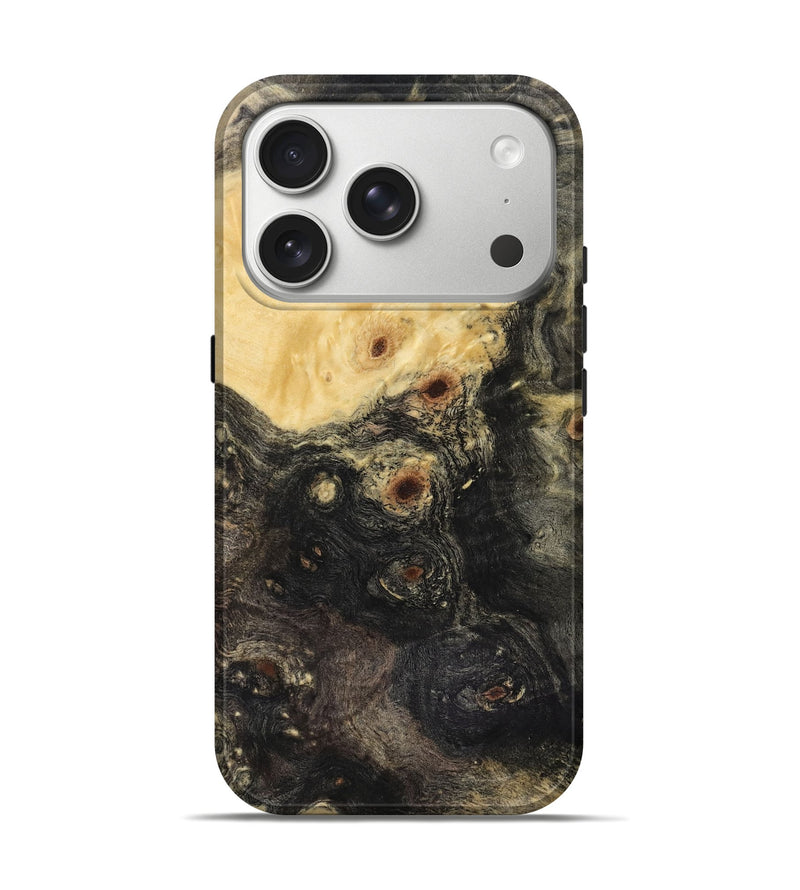 iPhone 17 Pro Wood Live Edge Phone Case - Melvin (Wood Burl, 816580)