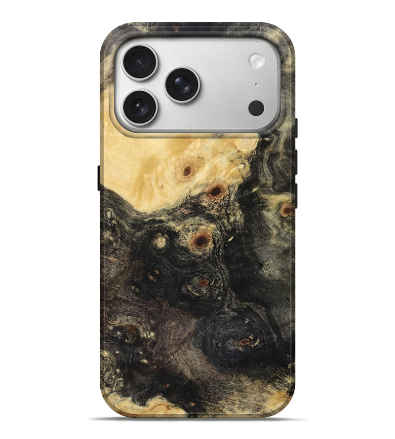 iPhone 17 Pro Max Wood Live Edge Phone Case - Melvin (Wood Burl, 816580)