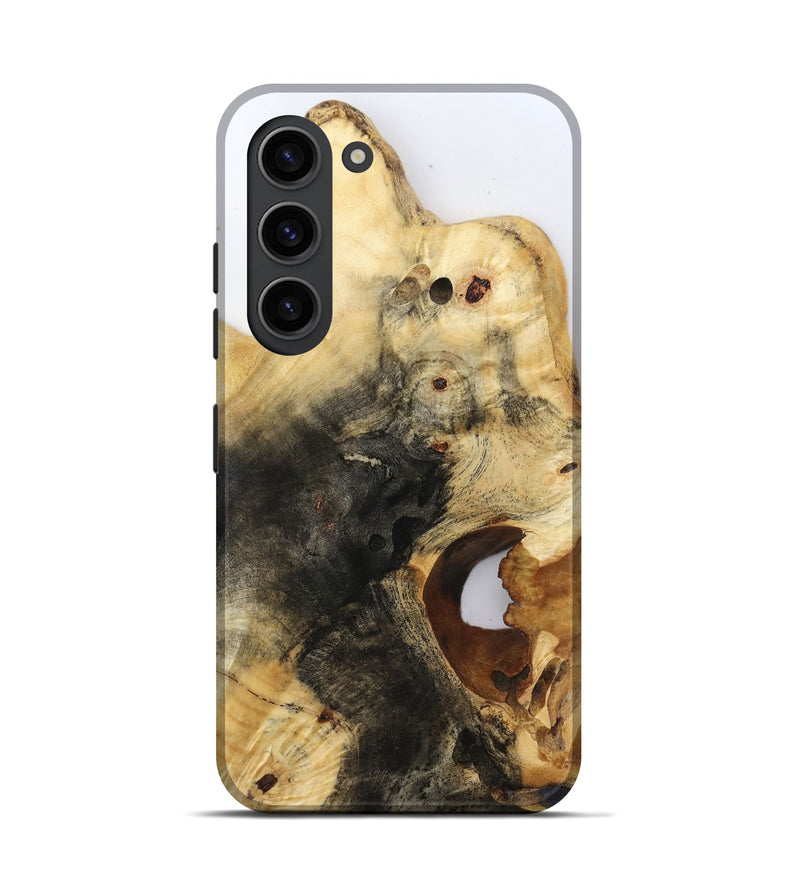 Galaxy S23 Wood Live Edge Phone Case - Isamar (Clear, 816582)