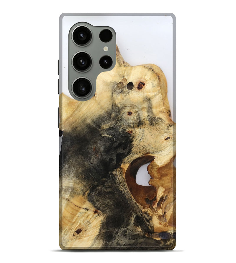 Galaxy S24 Ultra Wood Live Edge Phone Case - Isamar (Clear, 816582)