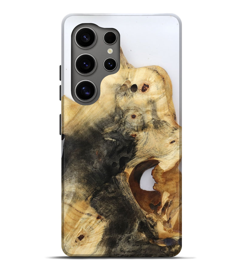 Galaxy S25 Ultra Wood Live Edge Phone Case - Isamar (Clear, 816582)