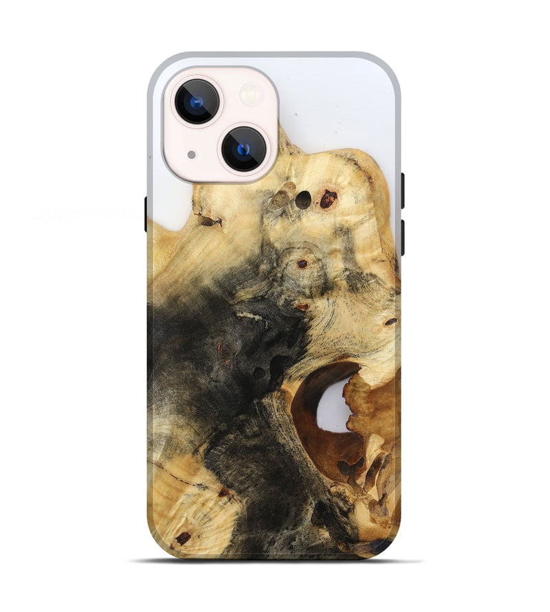 iPhone 13 Wood Live Edge Phone Case - Isamar (Clear, 816582)