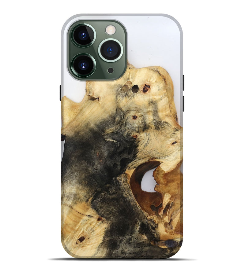 iPhone 13 Pro Max Wood Live Edge Phone Case - Isamar (Clear, 816582)