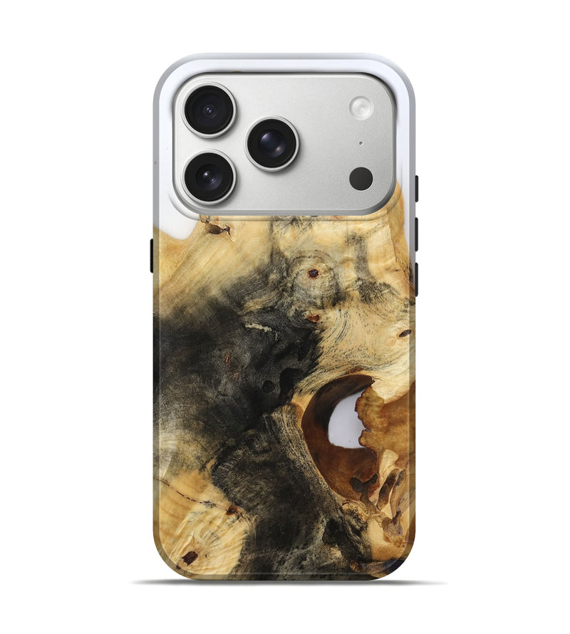 iPhone 17 Pro Wood Live Edge Phone Case - Isamar (Clear, 816582)