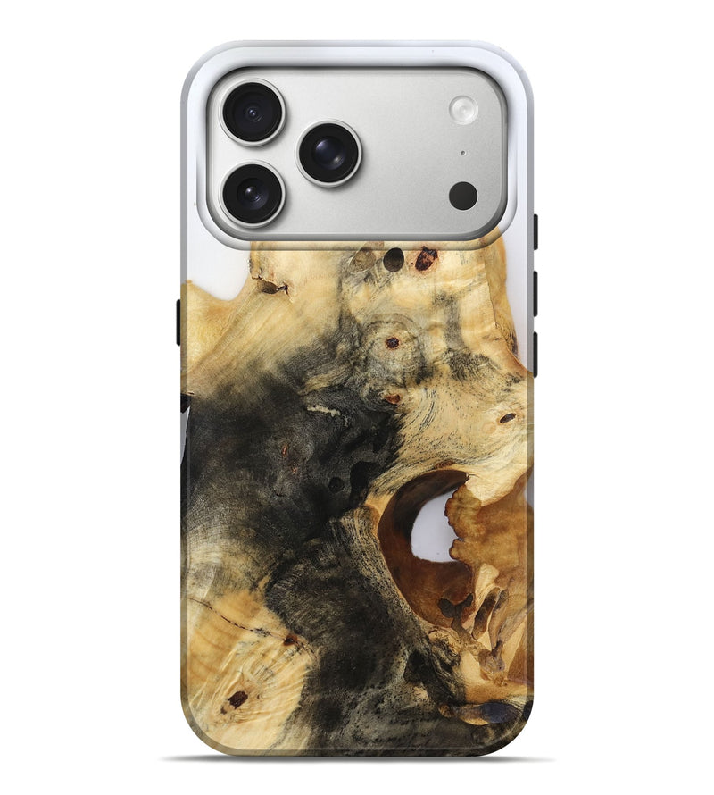iPhone 17 Pro Max Wood Live Edge Phone Case - Isamar (Clear, 816582)